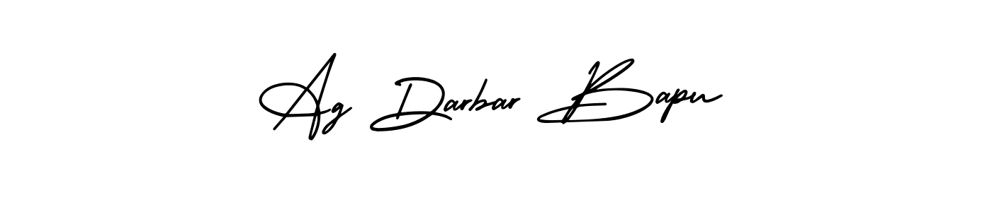 Make a beautiful signature design for name Ag Darbar Bapu. With this signature (AmerikaSignatureDemo-Regular) style, you can create a handwritten signature for free. Ag Darbar Bapu signature style 3 images and pictures png