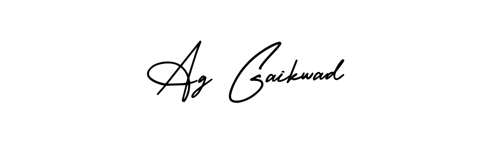 Create a beautiful signature design for name Ag Gaikwad. With this signature (AmerikaSignatureDemo-Regular) fonts, you can make a handwritten signature for free. Ag Gaikwad signature style 3 images and pictures png