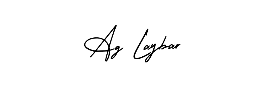 Best and Professional Signature Style for Ag Laybar. AmerikaSignatureDemo-Regular Best Signature Style Collection. Ag Laybar signature style 3 images and pictures png