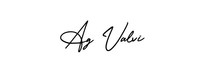 Also we have Ag Valvi name is the best signature style. Create professional handwritten signature collection using AmerikaSignatureDemo-Regular autograph style. Ag Valvi signature style 3 images and pictures png