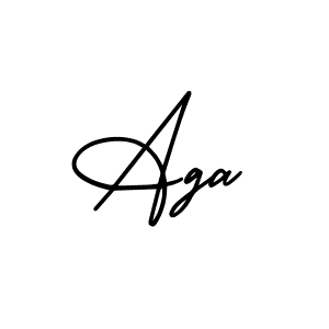 Best and Professional Signature Style for Aga. AmerikaSignatureDemo-Regular Best Signature Style Collection. Aga signature style 3 images and pictures png