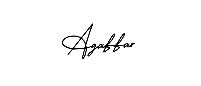 Also we have Agaffar name is the best signature style. Create professional handwritten signature collection using AmerikaSignatureDemo-Regular autograph style. Agaffar signature style 3 images and pictures png