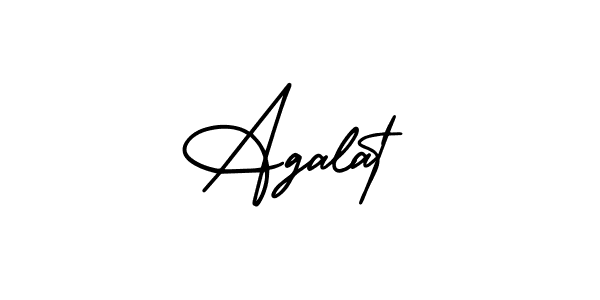 Once you've used our free online signature maker to create your best signature AmerikaSignatureDemo-Regular style, it's time to enjoy all of the benefits that Agalat name signing documents. Agalat signature style 3 images and pictures png