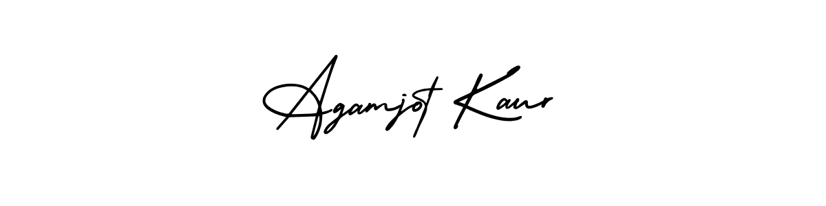 AmerikaSignatureDemo-Regular is a professional signature style that is perfect for those who want to add a touch of class to their signature. It is also a great choice for those who want to make their signature more unique. Get Agamjot Kaur name to fancy signature for free. Agamjot Kaur signature style 3 images and pictures png