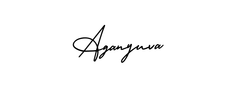 Once you've used our free online signature maker to create your best signature AmerikaSignatureDemo-Regular style, it's time to enjoy all of the benefits that Aganyuva name signing documents. Aganyuva signature style 3 images and pictures png