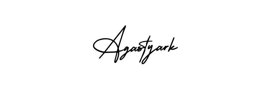 How to make Agastyark signature? AmerikaSignatureDemo-Regular is a professional autograph style. Create handwritten signature for Agastyark name. Agastyark signature style 3 images and pictures png