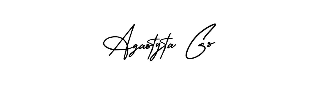 How to make Agastyta Gs signature? AmerikaSignatureDemo-Regular is a professional autograph style. Create handwritten signature for Agastyta Gs name. Agastyta Gs signature style 3 images and pictures png