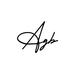 Make a beautiful signature design for name Agb. With this signature (AmerikaSignatureDemo-Regular) style, you can create a handwritten signature for free. Agb signature style 3 images and pictures png
