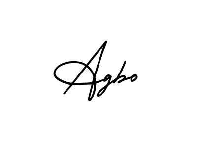 Create a beautiful signature design for name Agbo. With this signature (AmerikaSignatureDemo-Regular) fonts, you can make a handwritten signature for free. Agbo signature style 3 images and pictures png