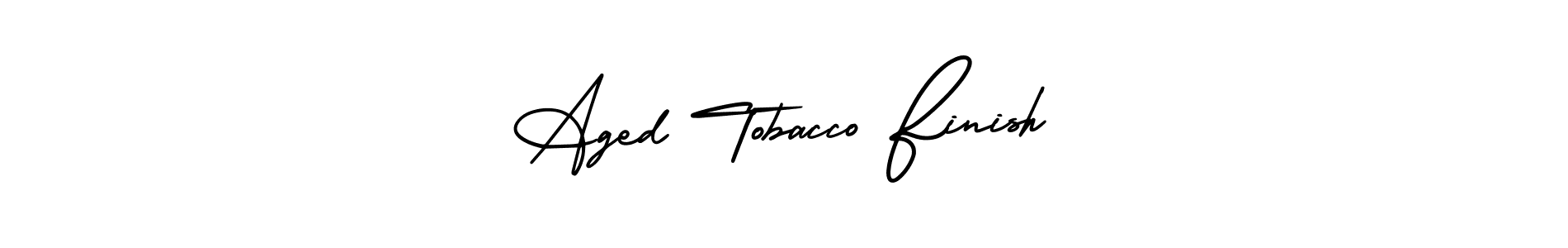 Design your own signature with our free online signature maker. With this signature software, you can create a handwritten (AmerikaSignatureDemo-Regular) signature for name Aged Tobacco Finish. Aged Tobacco Finish signature style 3 images and pictures png