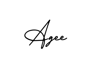 Also we have Agee name is the best signature style. Create professional handwritten signature collection using AmerikaSignatureDemo-Regular autograph style. Agee signature style 3 images and pictures png