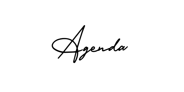 Best and Professional Signature Style for Agenda. AmerikaSignatureDemo-Regular Best Signature Style Collection. Agenda signature style 3 images and pictures png