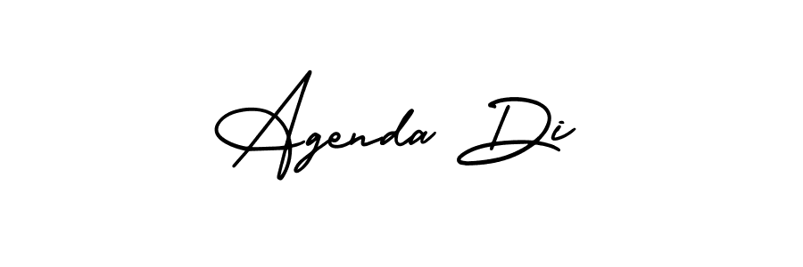 Best and Professional Signature Style for Agenda Di. AmerikaSignatureDemo-Regular Best Signature Style Collection. Agenda Di signature style 3 images and pictures png