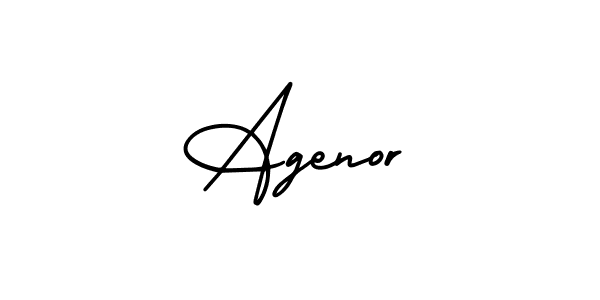 Similarly AmerikaSignatureDemo-Regular is the best handwritten signature design. Signature creator online .You can use it as an online autograph creator for name Agenor. Agenor signature style 3 images and pictures png
