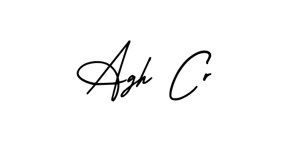 Similarly AmerikaSignatureDemo-Regular is the best handwritten signature design. Signature creator online .You can use it as an online autograph creator for name Agh Cr. Agh Cr signature style 3 images and pictures png