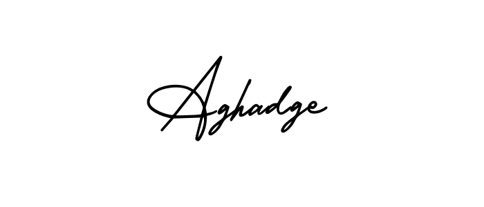 Also we have Aghadge name is the best signature style. Create professional handwritten signature collection using AmerikaSignatureDemo-Regular autograph style. Aghadge signature style 3 images and pictures png