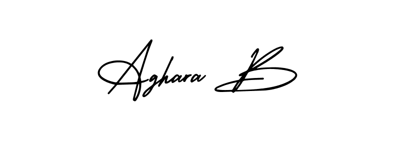 Also You can easily find your signature by using the search form. We will create Aghara B name handwritten signature images for you free of cost using AmerikaSignatureDemo-Regular sign style. Aghara B signature style 3 images and pictures png