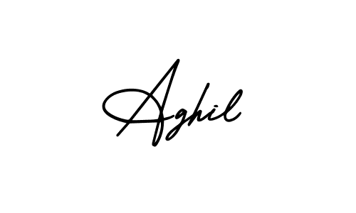 Here are the top 10 professional signature styles for the name Aghil. These are the best autograph styles you can use for your name. Aghil signature style 3 images and pictures png