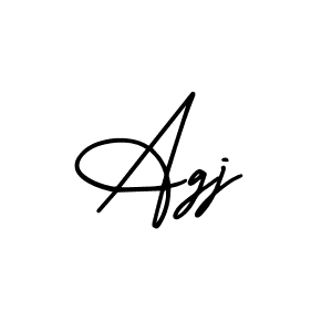 Make a beautiful signature design for name Agj. Use this online signature maker to create a handwritten signature for free. Agj signature style 3 images and pictures png