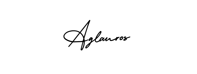 Design your own signature with our free online signature maker. With this signature software, you can create a handwritten (AmerikaSignatureDemo-Regular) signature for name Aglauros. Aglauros signature style 3 images and pictures png