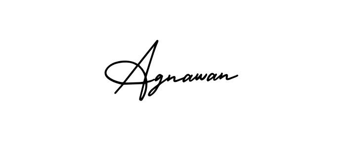 Agnawan stylish signature style. Best Handwritten Sign (AmerikaSignatureDemo-Regular) for my name. Handwritten Signature Collection Ideas for my name Agnawan. Agnawan signature style 3 images and pictures png