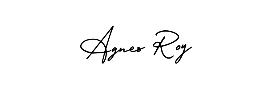 How to Draw Agnes Roy signature style? AmerikaSignatureDemo-Regular is a latest design signature styles for name Agnes Roy. Agnes Roy signature style 3 images and pictures png