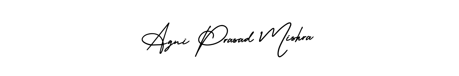 It looks lik you need a new signature style for name Agni Prasad Mishra. Design unique handwritten (AmerikaSignatureDemo-Regular) signature with our free signature maker in just a few clicks. Agni Prasad Mishra signature style 3 images and pictures png