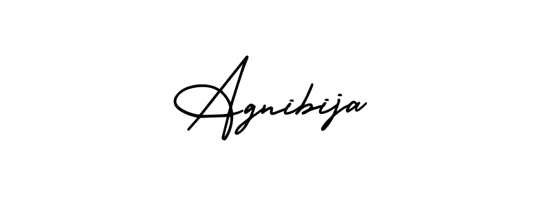 Also You can easily find your signature by using the search form. We will create Agnibija name handwritten signature images for you free of cost using AmerikaSignatureDemo-Regular sign style. Agnibija signature style 3 images and pictures png