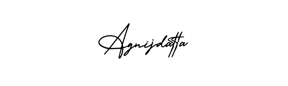 It looks lik you need a new signature style for name Agnijdatta. Design unique handwritten (AmerikaSignatureDemo-Regular) signature with our free signature maker in just a few clicks. Agnijdatta signature style 3 images and pictures png