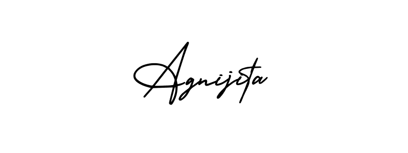 Once you've used our free online signature maker to create your best signature AmerikaSignatureDemo-Regular style, it's time to enjoy all of the benefits that Agnijita name signing documents. Agnijita signature style 3 images and pictures png