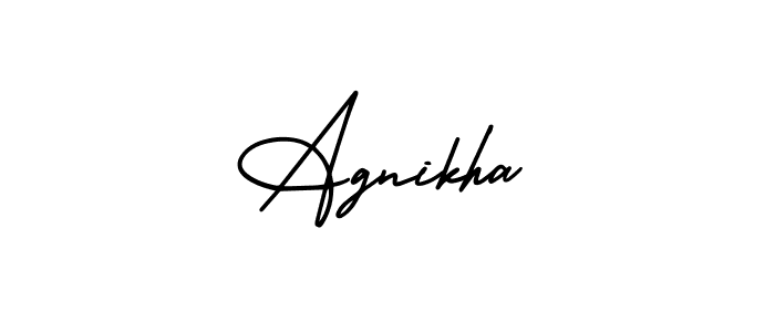 Best and Professional Signature Style for Agnikha. AmerikaSignatureDemo-Regular Best Signature Style Collection. Agnikha signature style 3 images and pictures png