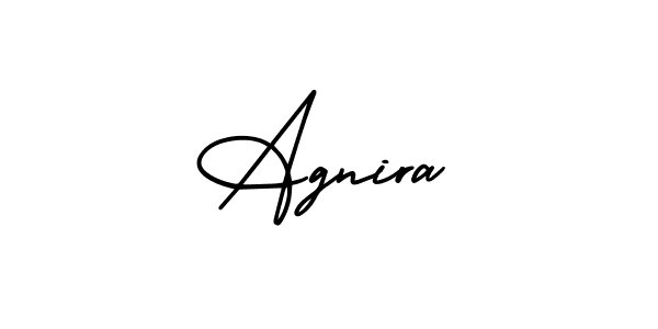 Also You can easily find your signature by using the search form. We will create Agnira name handwritten signature images for you free of cost using AmerikaSignatureDemo-Regular sign style. Agnira signature style 3 images and pictures png