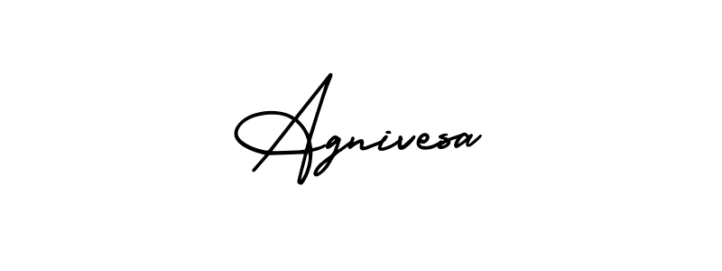 Once you've used our free online signature maker to create your best signature AmerikaSignatureDemo-Regular style, it's time to enjoy all of the benefits that Agnivesa name signing documents. Agnivesa signature style 3 images and pictures png
