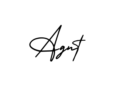 AmerikaSignatureDemo-Regular is a professional signature style that is perfect for those who want to add a touch of class to their signature. It is also a great choice for those who want to make their signature more unique. Get Agnt name to fancy signature for free. Agnt signature style 3 images and pictures png