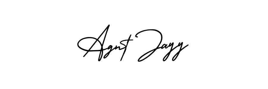 How to make Agnt Jayy name signature. Use AmerikaSignatureDemo-Regular style for creating short signs online. This is the latest handwritten sign. Agnt Jayy signature style 3 images and pictures png