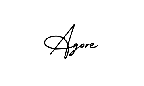 Also we have Agore name is the best signature style. Create professional handwritten signature collection using AmerikaSignatureDemo-Regular autograph style. Agore signature style 3 images and pictures png