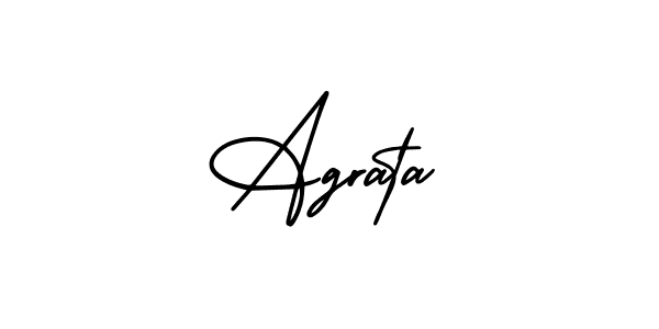 Make a beautiful signature design for name Agrata. Use this online signature maker to create a handwritten signature for free. Agrata signature style 3 images and pictures png