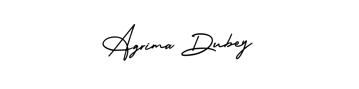 Create a beautiful signature design for name Agrima Dubey. With this signature (AmerikaSignatureDemo-Regular) fonts, you can make a handwritten signature for free. Agrima Dubey signature style 3 images and pictures png