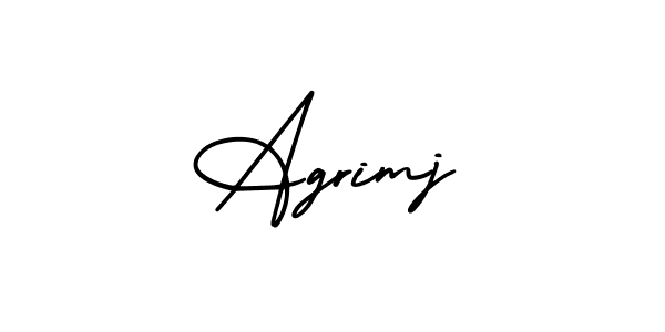Check out images of Autograph of Agrimj name. Actor Agrimj Signature Style. AmerikaSignatureDemo-Regular is a professional sign style online. Agrimj signature style 3 images and pictures png