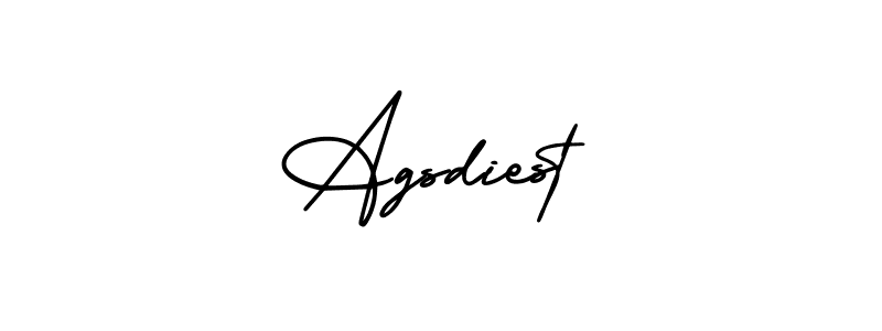 Design your own signature with our free online signature maker. With this signature software, you can create a handwritten (AmerikaSignatureDemo-Regular) signature for name Agsdiest. Agsdiest signature style 3 images and pictures png