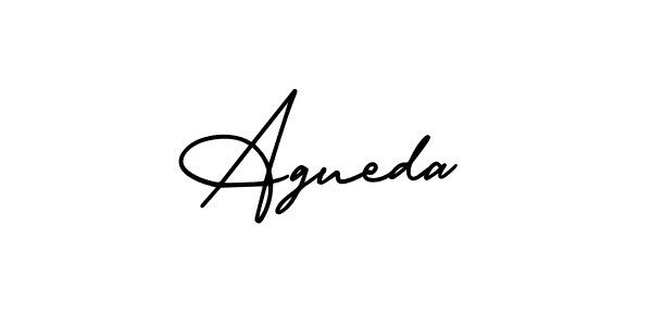 It looks lik you need a new signature style for name Agueda. Design unique handwritten (AmerikaSignatureDemo-Regular) signature with our free signature maker in just a few clicks. Agueda signature style 3 images and pictures png