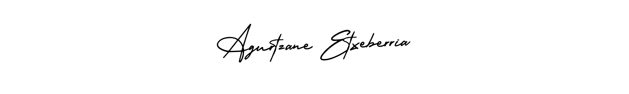 Use a signature maker to create a handwritten signature online. With this signature software, you can design (AmerikaSignatureDemo-Regular) your own signature for name Agurtzane Etxeberria. Agurtzane Etxeberria signature style 3 images and pictures png