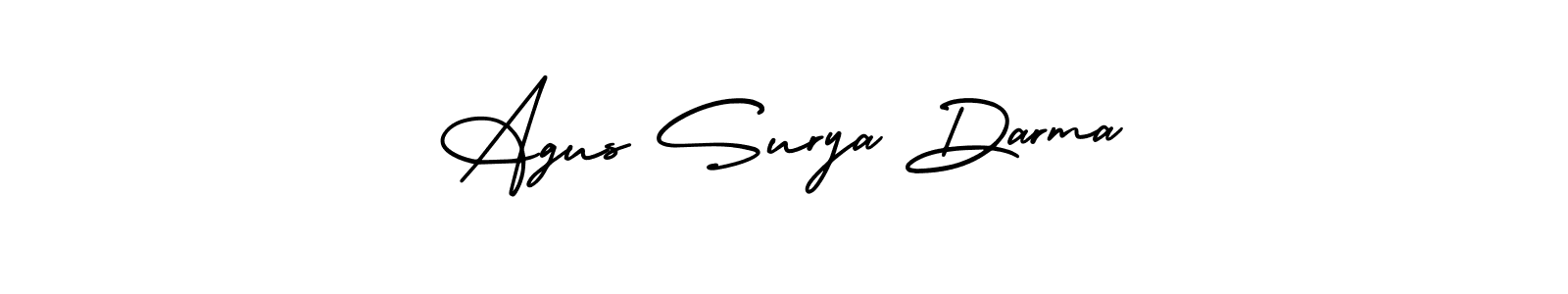 Once you've used our free online signature maker to create your best signature AmerikaSignatureDemo-Regular style, it's time to enjoy all of the benefits that Agus Surya Darma name signing documents. Agus Surya Darma signature style 3 images and pictures png