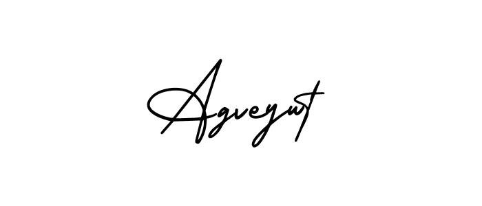 Use a signature maker to create a handwritten signature online. With this signature software, you can design (AmerikaSignatureDemo-Regular) your own signature for name Agveywt. Agveywt signature style 3 images and pictures png