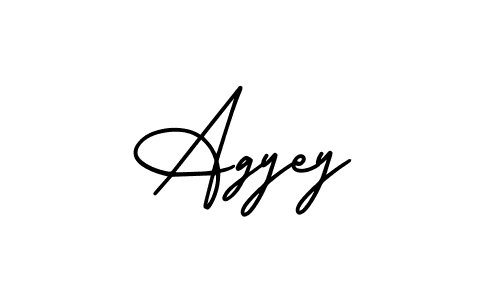 How to Draw Agyey signature style? AmerikaSignatureDemo-Regular is a latest design signature styles for name Agyey. Agyey signature style 3 images and pictures png