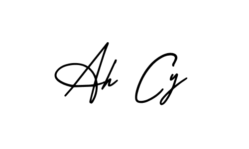 Make a beautiful signature design for name Ah Cy. Use this online signature maker to create a handwritten signature for free. Ah Cy signature style 3 images and pictures png