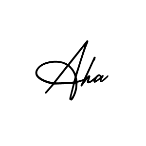 Also You can easily find your signature by using the search form. We will create Aha name handwritten signature images for you free of cost using AmerikaSignatureDemo-Regular sign style. Aha signature style 3 images and pictures png