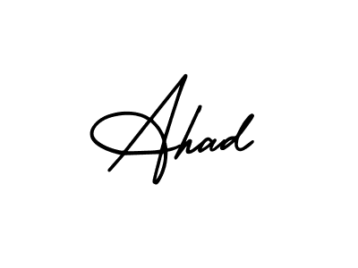 Also we have Ahad name is the best signature style. Create professional handwritten signature collection using AmerikaSignatureDemo-Regular autograph style. Ahad signature style 3 images and pictures png