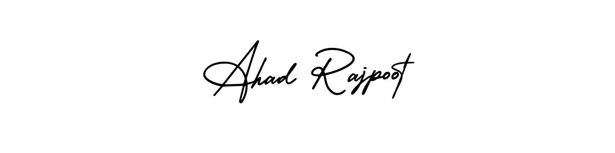 Make a beautiful signature design for name Ahad Rajpoot. With this signature (AmerikaSignatureDemo-Regular) style, you can create a handwritten signature for free. Ahad Rajpoot signature style 3 images and pictures png