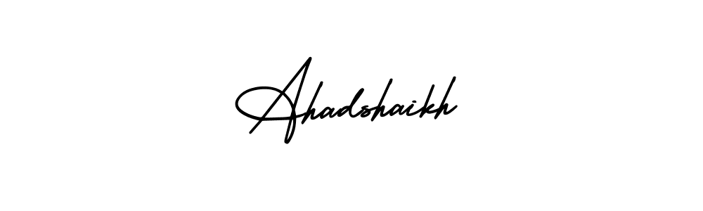 Check out images of Autograph of Ahadshaikh name. Actor Ahadshaikh Signature Style. AmerikaSignatureDemo-Regular is a professional sign style online. Ahadshaikh signature style 3 images and pictures png